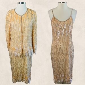 Vintage New Old Stock With Tags JAGSWEAR  100% Silk Dress Jacket